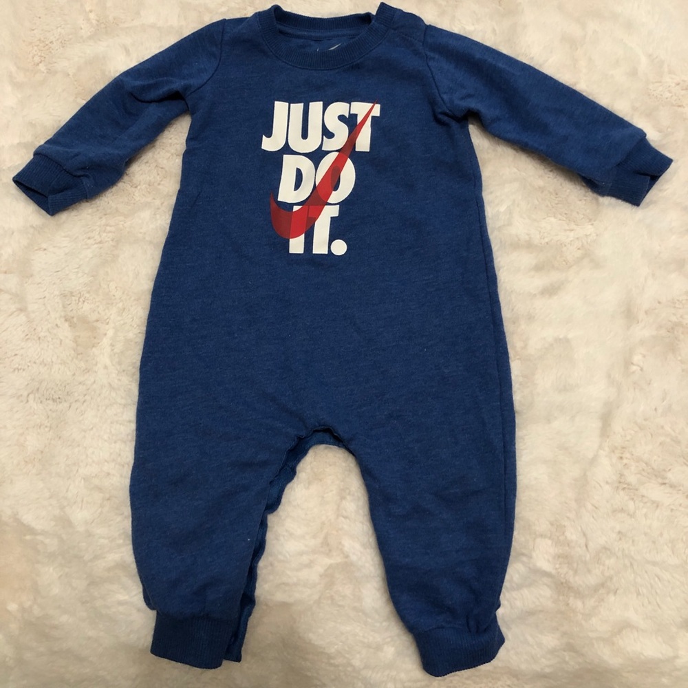 Nike “just do it” sweater jumpsuit